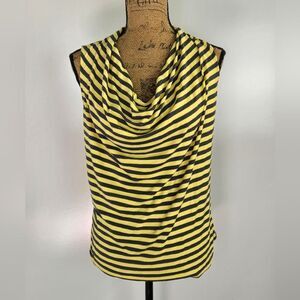 Fenn Wright Manson Striped Sleeveless Top Sz M